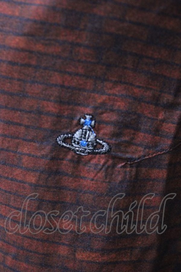 画像3: ヴィヴィアンウエストウッド MAN 中古 / クラークシャツ 48 ブラウン  Y-25-05-28-023-bl-AS-ZH (3)