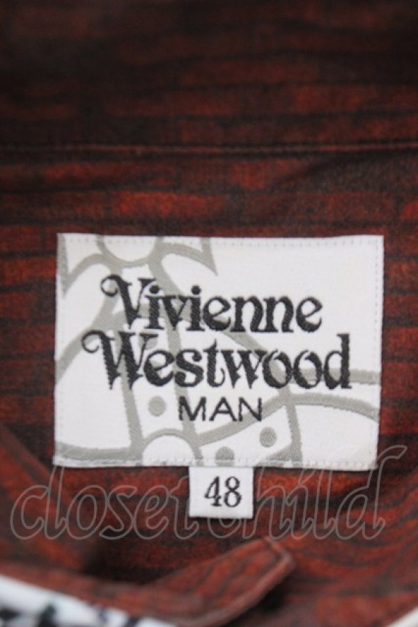 画像5: ヴィヴィアンウエストウッド MAN 中古 / クラークシャツ 48 ブラウン  Y-25-05-28-023-bl-AS-ZH (5)