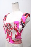 画像3: ヴィヴィアンウエストウッド 中古 / GRAFFITI BODICE XS/S ピンク  Y-25-05-28-024-to-SZ-ZY (3)