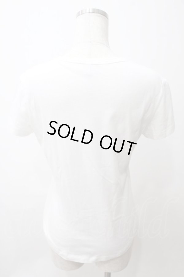 画像2: ヴィヴィアンウエストウッド 中古 / カラーオーブ刺繍半袖カットソー M ホワイト  Y-25-05-28-026-to-SZ-OS (2)