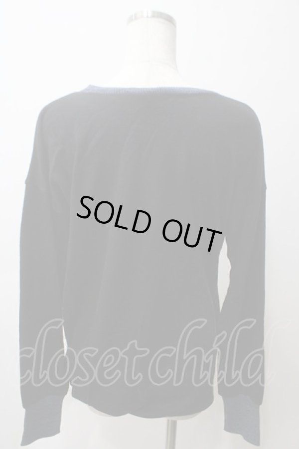 画像2: ヴィヴィアンウエストウッド 中古 / 刺繍トップス 2 黒  Y-25-05-28-030-ts-AS-ZY (2)