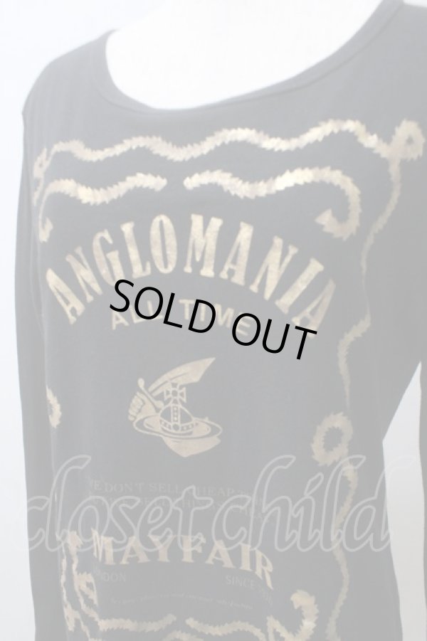 画像3: ANGLOMANIA 中古 / ロゴフレームptカットソー 40 ブラック  Y-25-05-28-032-to-SZ-ZH (3)