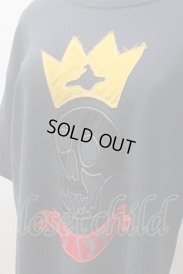 画像3: ヴィヴィアンウエストウッド 中古 /ULL PATCHオーバーサイズTシャツ 00 紺  Y-25-05-28-034-to-SZ-ZH (3)