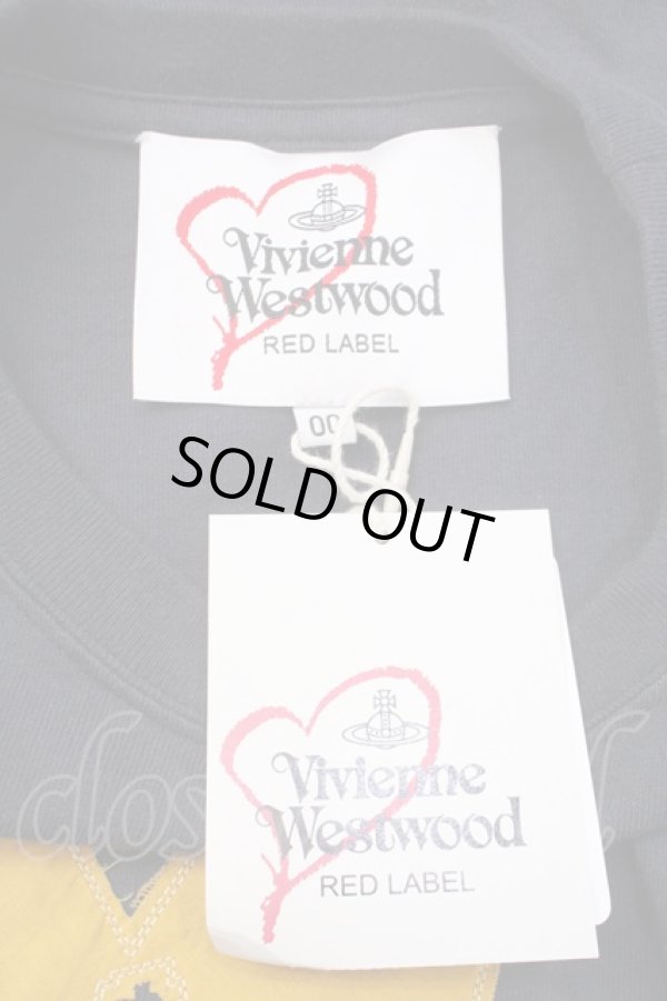 画像4: ヴィヴィアンウエストウッド 中古 /ULL PATCHオーバーサイズTシャツ 00 紺  Y-25-05-28-034-to-SZ-ZH (4)