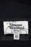 画像4: ヴィヴィアンウエストウッド MAN 中古 / TS/リーフ箔ｐｔTシャツ 46 黒  Y-25-05-28-036-ts-IN-ZY (4)
