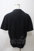 画像2: ヴィヴィアンウエストウッド 中古 / ラブフリルポロシャツ 00 ブラック  Y-25-05-28-040-to-SZ-ZY (2)