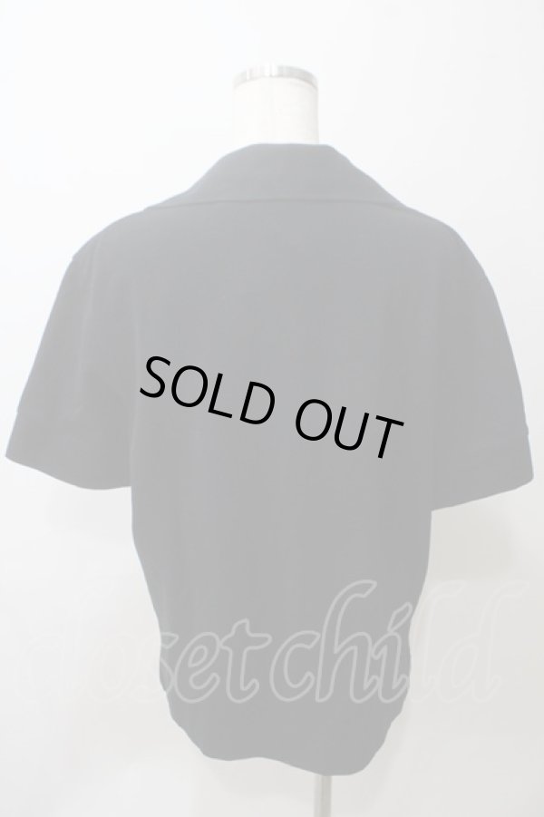 画像2: ヴィヴィアンウエストウッド 中古 / ラブフリルポロシャツ 00 ブラック  Y-25-05-28-040-to-SZ-ZH (2)