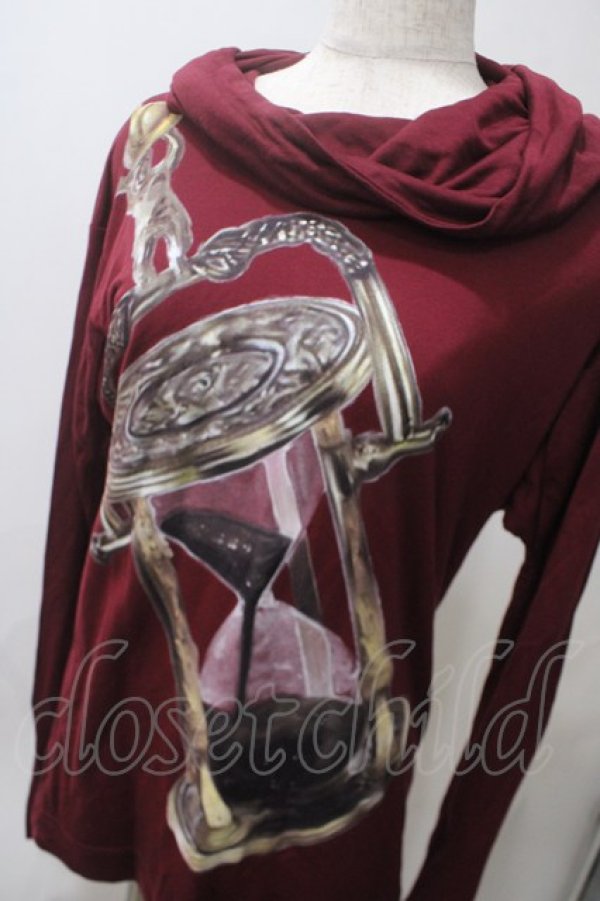 画像3: ヴィヴィアンウエストウッド 中古 / 砂時計×サティアptフードトップス 2 ワイン  Y-25-05-28-045-to-SZ-OS (3)