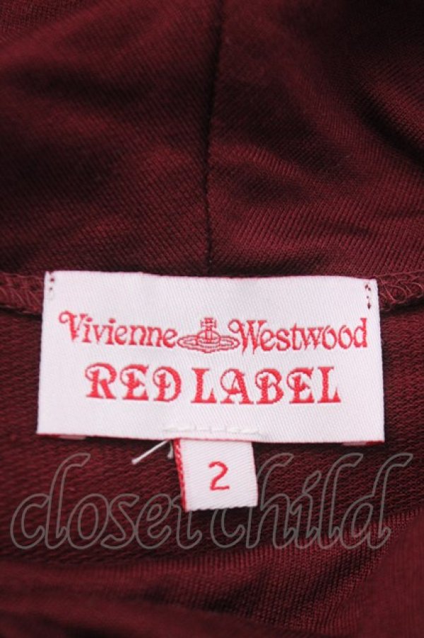 画像4: ヴィヴィアンウエストウッド 中古 / 砂時計×サティアptフードトップス 2 ワイン  Y-25-05-28-045-to-SZ-OS (4)