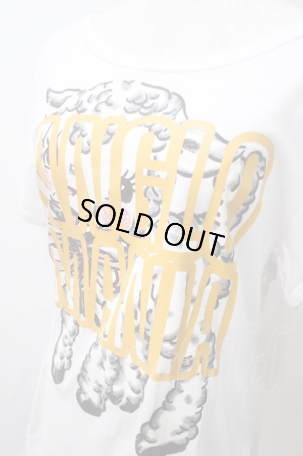 画像3: ANGLOMANIA 中古 / アニマルptトップス 40 白  Y-25-05-28-046-to-AS-ZH (3)