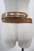 画像2: ヴィヴィアンウエストウッド 中古 / BELTS ALEX CHARM ベルト  ブラウン  Y-25-05-28-006-gd-SZ-ZY (2)
