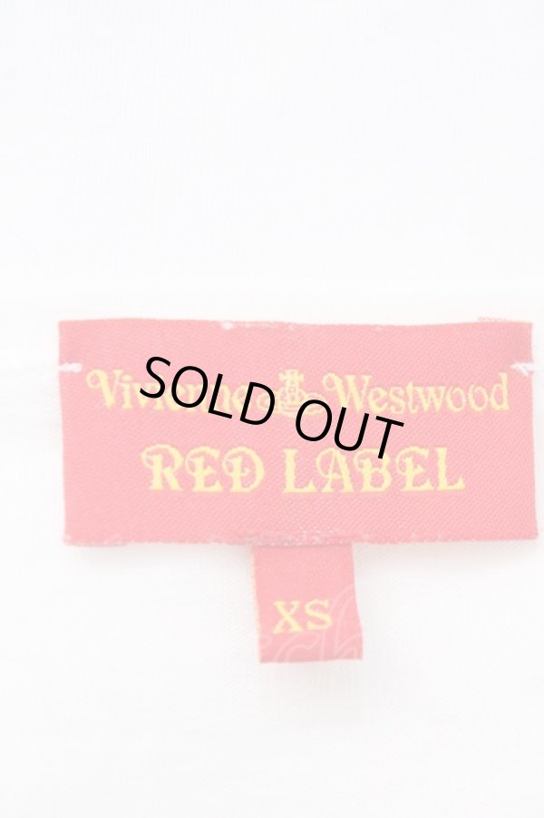 画像4: ヴィヴィアンウエストウッド 中古 / カラーオーブ刺繍七分袖カットソー XS ホワイト  Y-25-05-28-047-to-SZ-ZH (4)