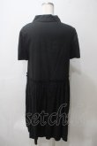 画像2: ヴィヴィアンウエストウッド 中古 / オーブ刺繍ギャザーワンピース 3 黒  Y-25-05-28-051-op-SZ-ZY (2)