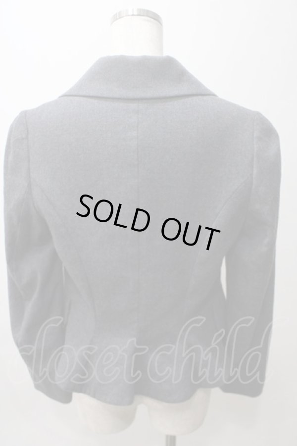 画像2: ヴィヴィアンウエストウッド 中古 / ダブルボタンラブジャケット 3 グレー  Y-25-05-28-058-co-SZ-OS (2)