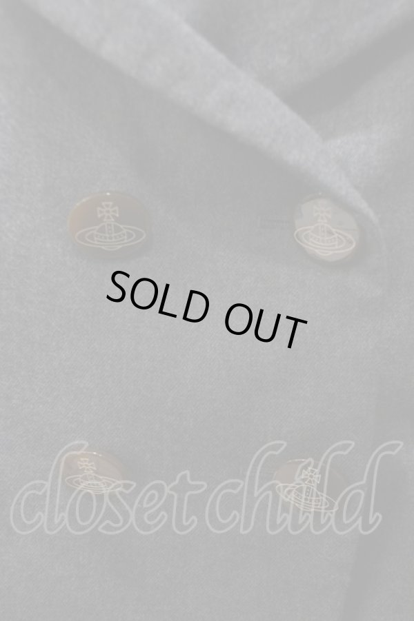 画像3: ヴィヴィアンウエストウッド 中古 / ダブルボタンラブジャケット 3 グレー  Y-25-05-28-058-co-SZ-OS (3)