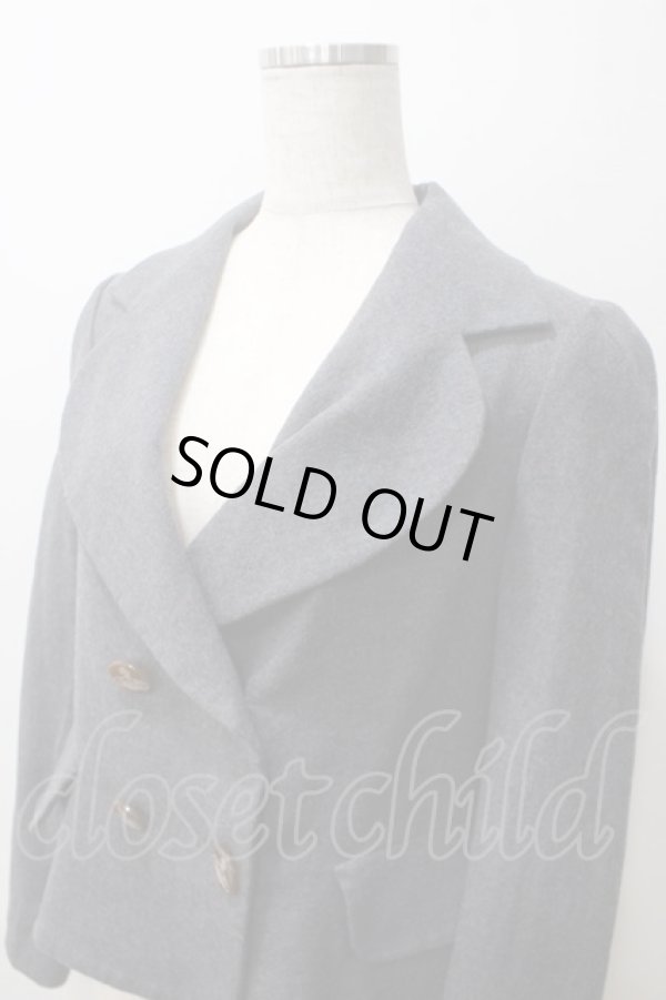 画像4: ヴィヴィアンウエストウッド 中古 / ダブルボタンラブジャケット 3 グレー  Y-25-05-28-058-co-SZ-OS (4)