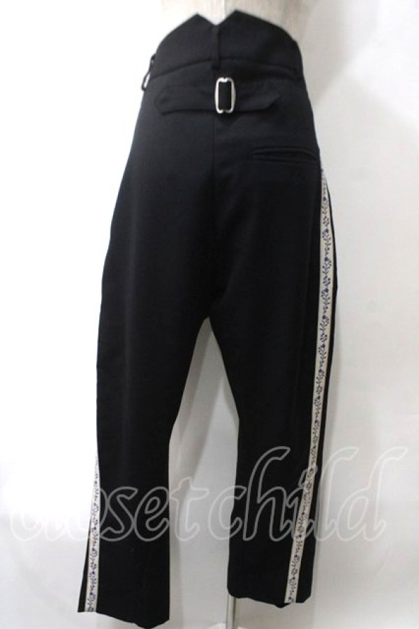 画像2: ヴィヴィアンウエストウッド MAN 中古 / ライン入パンツ 44 黒  Y-25-05-28-063-pa-SZ-ZS (2)