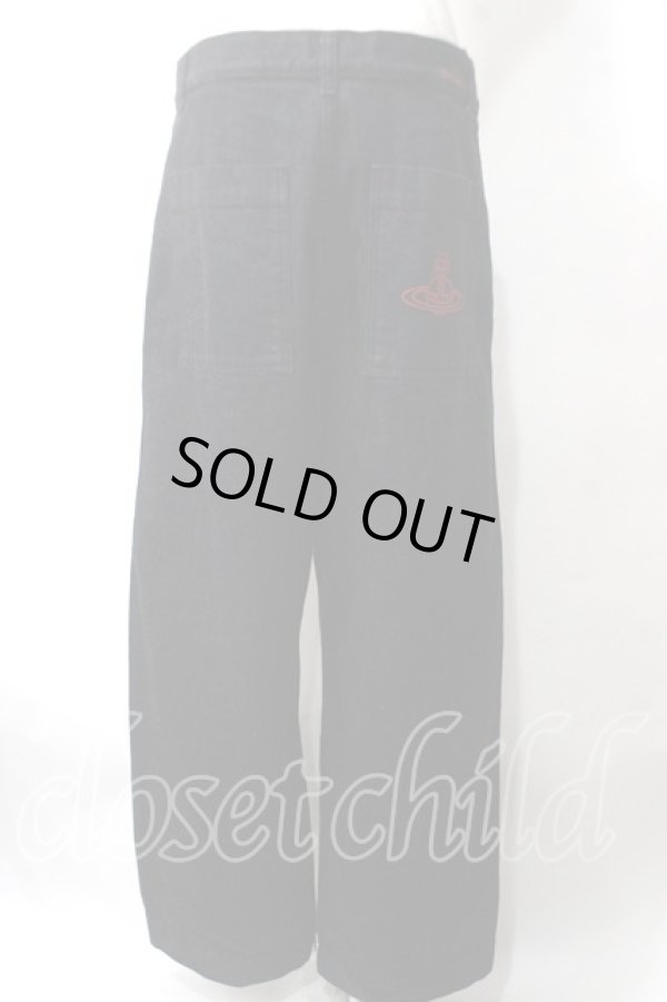 画像2: ヴィヴィアンウエストウッド 中古 / オーガニックデニムパンツ 01 ブラック  Y-25-05-28-065-pa-SZ-ZH (2)