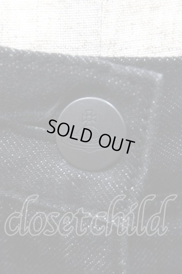 画像5: ヴィヴィアンウエストウッド 中古 / オーガニックデニムパンツ 01 ブラック  Y-25-05-28-065-pa-SZ-ZH (5)