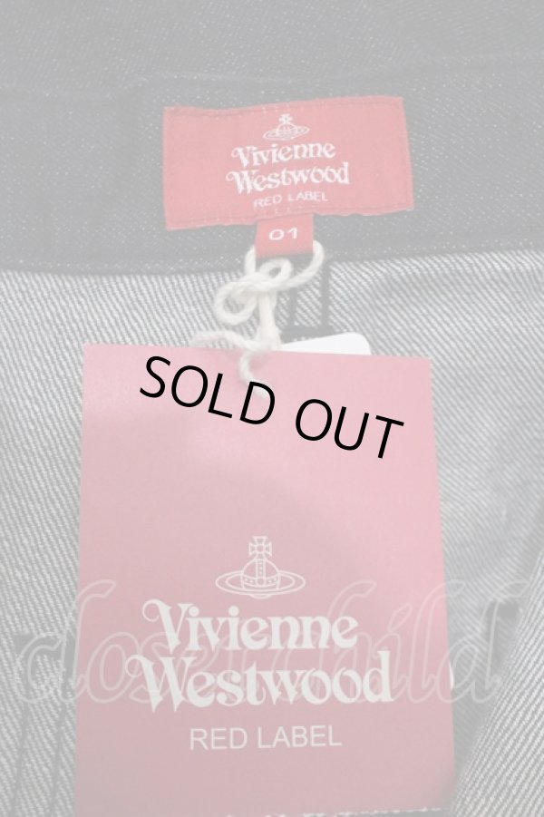 画像6: ヴィヴィアンウエストウッド 中古 / オーガニックデニムパンツ 01 ブラック  Y-25-05-28-065-pa-SZ-ZH (6)