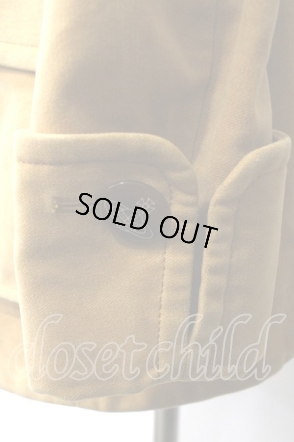 画像4: ヴィヴィアンウエストウッド 中古 / ビッグカラーコート 3 イエロー  Y-25-05-28-071-co-SZ-ZY (4)