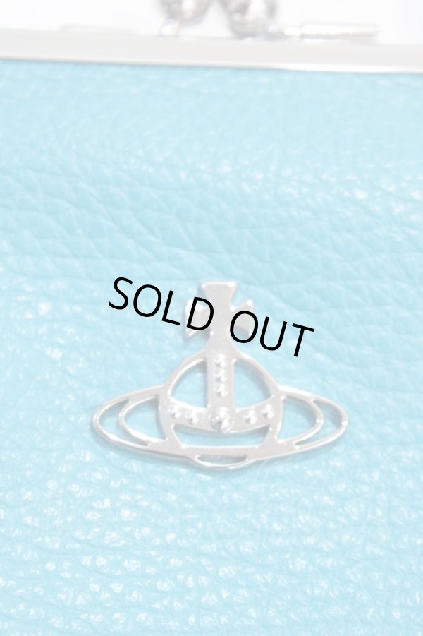 画像3: ヴィヴィアンウエストウッド 中古 / ガマ口ミニショルダーバッグ  ブルー  Y-25-05-28-012-gd-SZ-ZH (3)