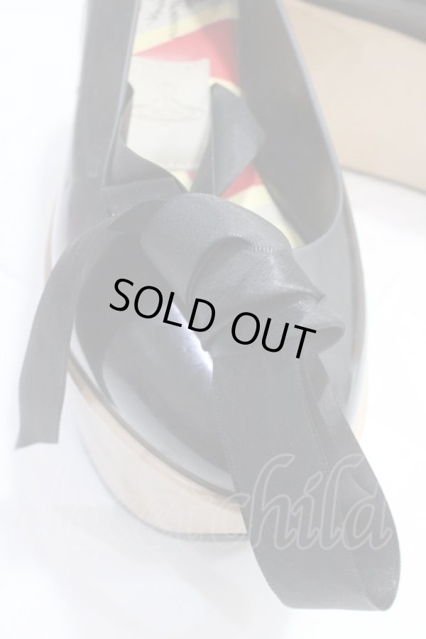 画像6: ヴィヴィアンウエストウッド×Melissa 中古 / メリッサ　ロッキンホースバレリーナ 24 ブラック  Y-25-05-28-021-sh-SZ-ZY (6)