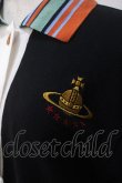 画像3: ヴィヴィアンウエストウッド 中古 / リメイクPOLOトップ オーブスター刺繍 00 黒×ベージュ  Y-25-06-11-039-to-SZ-ZY (3)