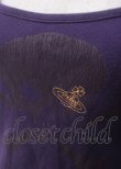 画像3: ヴィヴィアンウエストウッド 中古 / スカルptオーブ刺繍七分丈カットソー 1 紫  Y-25-07-20-030-ts-SZ-ZY (3)
