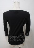 画像2: ヴィヴィアンウエストウッド 中古 / 単色オーブ刺繍七分丈カーディガン 1 黒  Y-25-07-20-031-to-SZ-ZY (2)