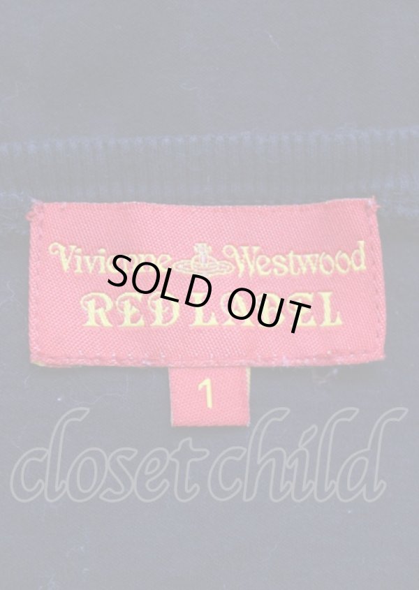 画像4: ヴィヴィアンウエストウッド 中古 / 単色オーブ刺繍七分丈カーディガン 1 黒  Y-25-07-20-031-to-SZ-ZY (4)