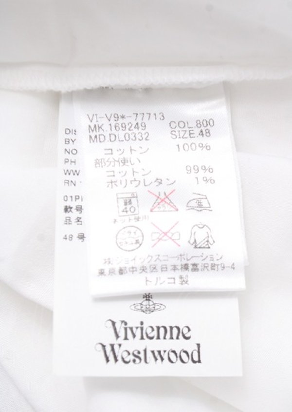 画像5: ヴィヴィアンウエストウッド MAN 中古 / ORT SLEEVE DESIGN SHIRT 48 ホワイト  Y-25-07-20-032-bl-SZ-ZY (5)