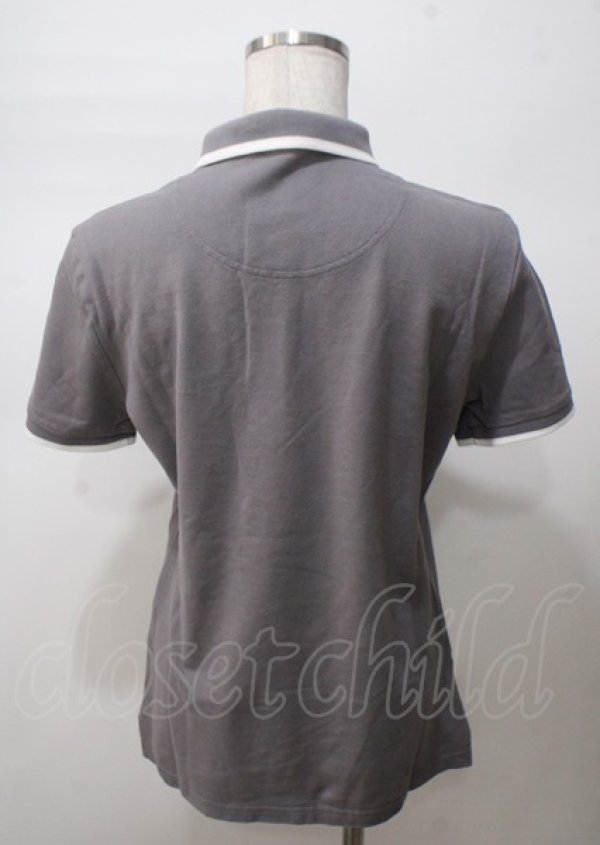 画像2: ヴィヴィアンウエストウッド MAN 中古 / ORB POLO SHIRT 46 グレー  Y-25-07-20-035-to-SZ-ZY (2)