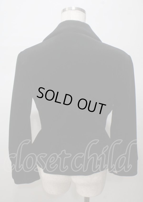 画像2: ヴィヴィアンウエストウッド 中古 / 別珍ベッティーナジャケット 2 ブラック  Y-25-07-20-040-jc-SZ-ZY (2)