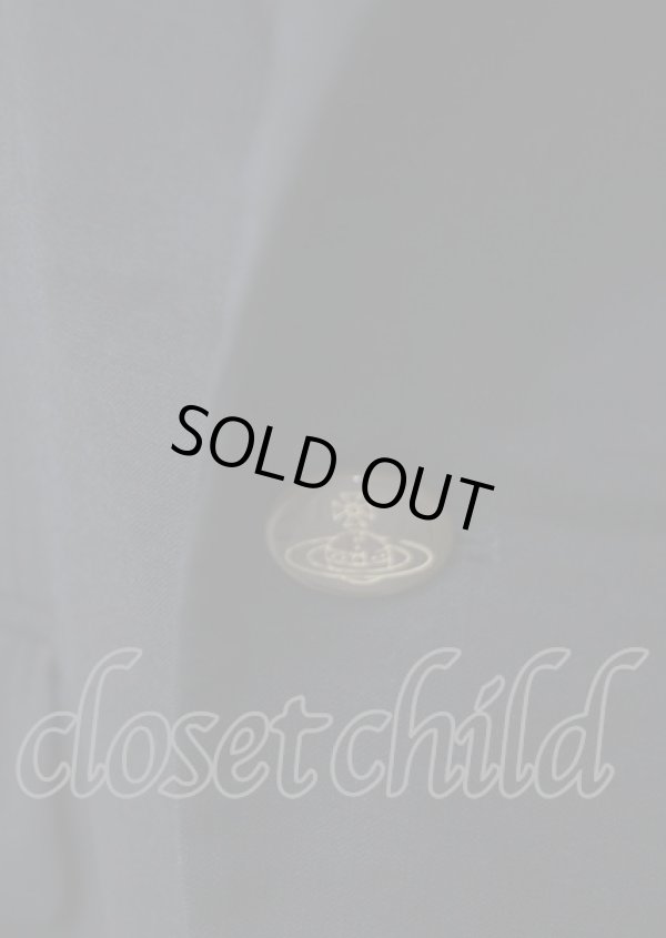 画像4: ヴィヴィアンウエストウッド MAN 中古 / シングルセットアップスーツ 44 黒  Y-25-07-20-041-su-SZ-ZY (4)