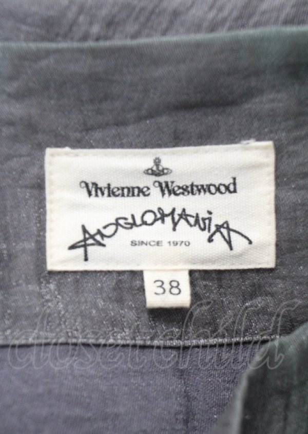 画像4: ANGLOMANIA 中古 / ウエストマークドレス 38 グリーン  Y-25-07-20-042-op-SZ-ZY (4)