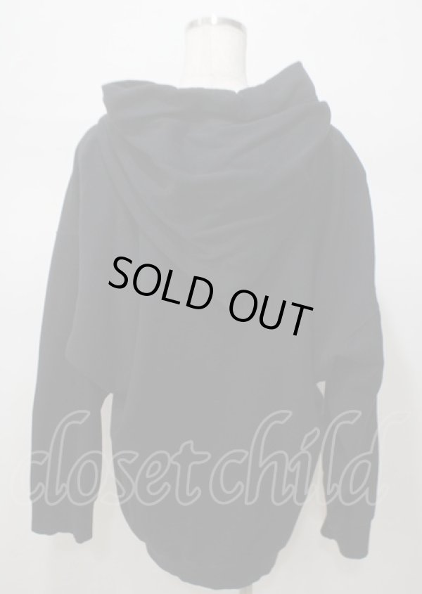 画像2: ヴィヴィアンウエストウッド MAN 中古 / "CRACKED FLORAL FRAME" ビッグパーカー 44 ブラック  Y-25-07-20-043-to-SZ-ZY (2)