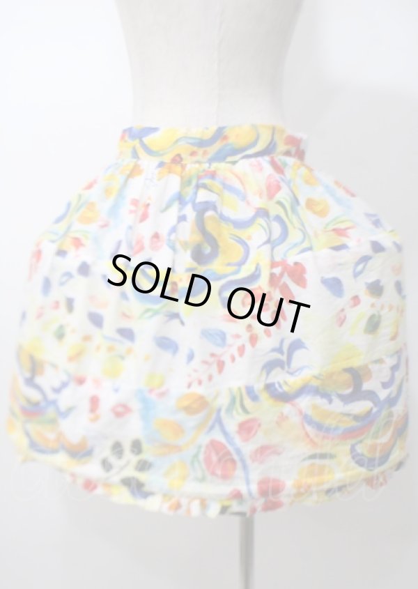 画像2: ANGLOMANIA 中古 / ルノワールptクリノリンスカート 40 イエロー  Y-25-07-20-047-sk-SZ-ZY (2)