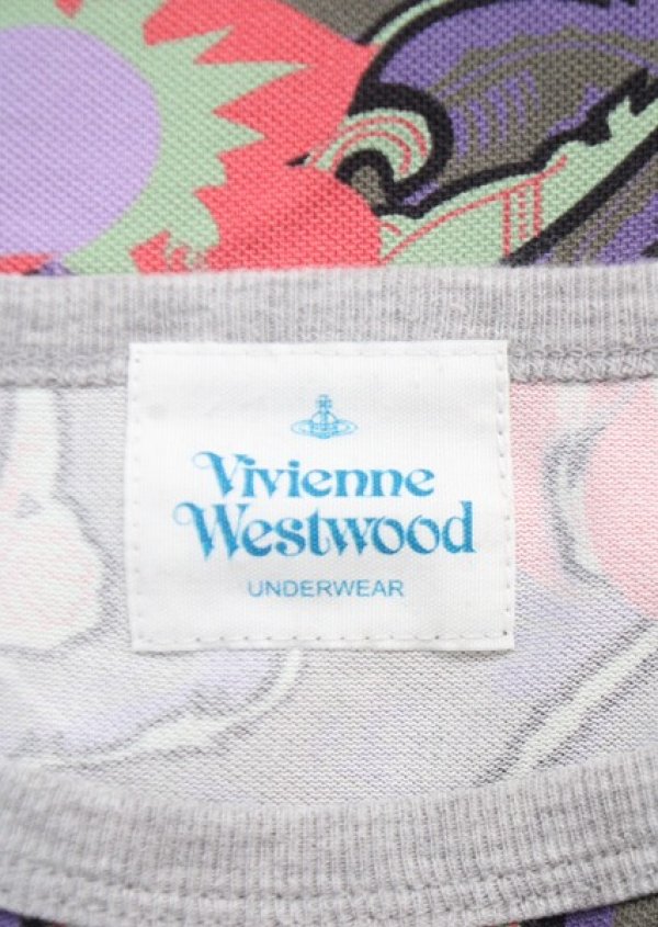 画像3: ヴィヴィアンウエストウッド 中古 / ボタニカル柄タンクトップ  カーキグリーン  Y-25-07-20-048-to-SZ-ZH (3)