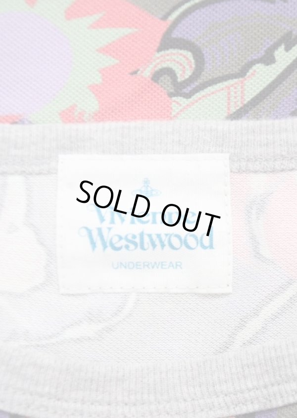 画像3: ヴィヴィアンウエストウッド 中古 / ボタニカル柄タンクトップ  カーキグリーン  Y-25-07-20-048-to-SZ-ZH (3)