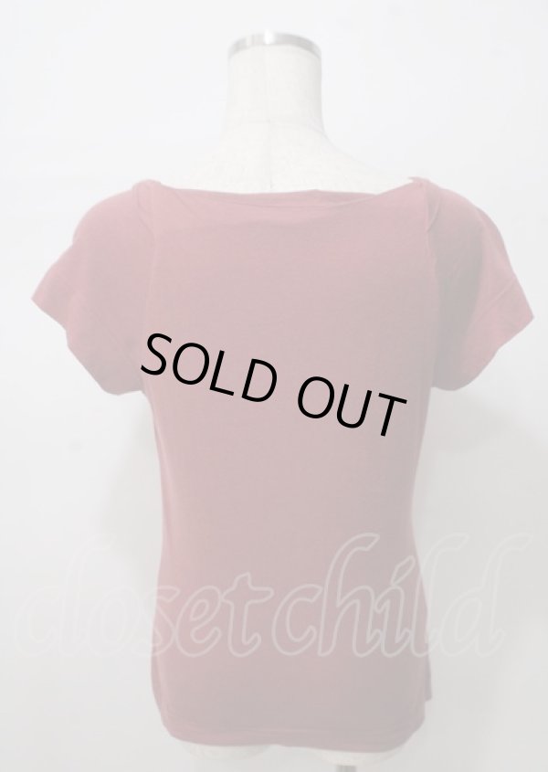 画像2: ヴィヴィアンウエストウッド 中古 / テディドレープカットソー 1 赤  Y-25-07-20-051-to-SZ-OS (2)