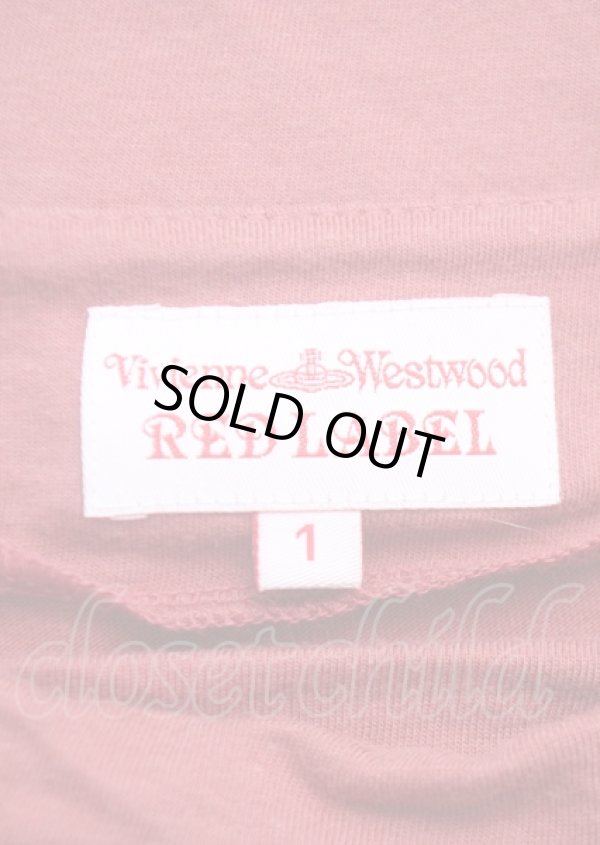 画像3: ヴィヴィアンウエストウッド 中古 / テディドレープカットソー 1 赤  Y-25-07-20-051-to-SZ-OS (3)