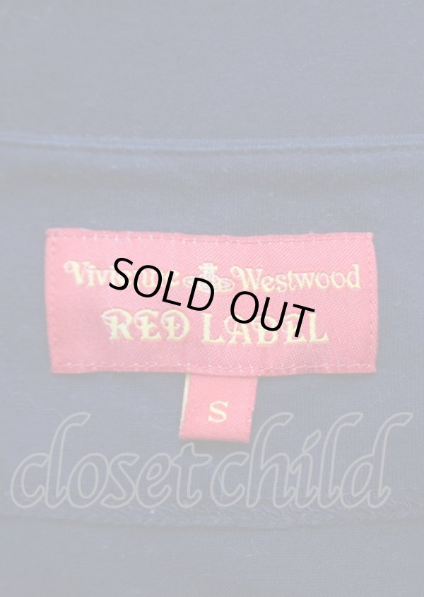 画像4: ヴィヴィアンウエストウッド 中古 / カラーオーブ刺繍半袖カットソー S ブラック  Y-25-07-20-053-to-SZ-ZH (4)