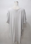 画像2: ヴィヴィアンウエストウッド 中古 / TIME TO ACT BIG Tシャツ 2 ライトグレー  Y-25-07-20-056-to-SZ-ZY (2)
