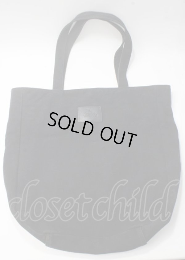 画像2: ヴィヴィアンウエストウッド MAN 中古 / ペイントスカル3Dトートバッグ  黒  Y-25-07-20-015-ba-SZ-ZY (2)