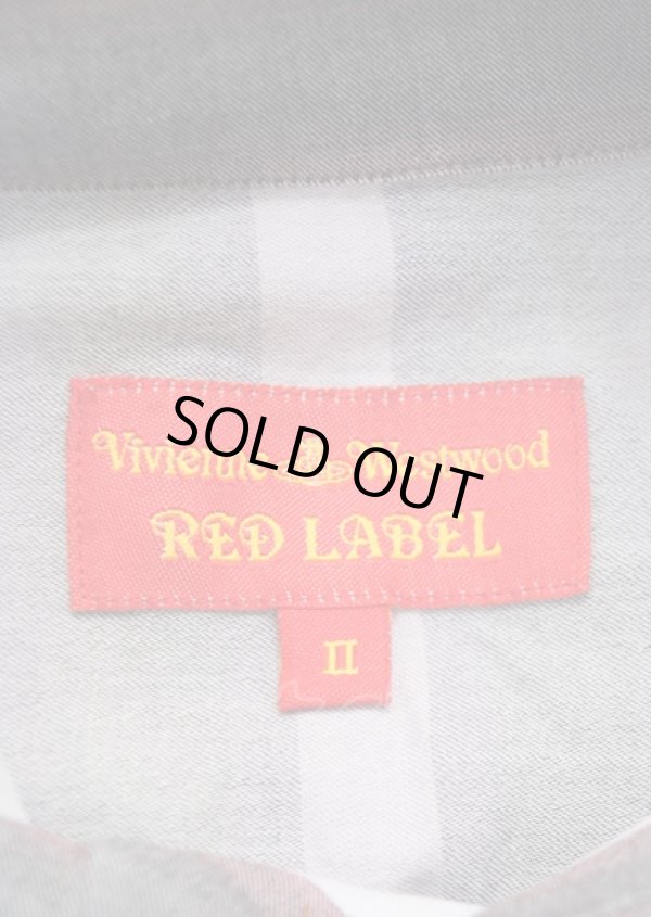 画像3: ヴィヴィアンウエストウッド 中古 / ストライプ切替ブラウス II ブルー  Y-25-07-20-064-bl-SZ-ZS (3)