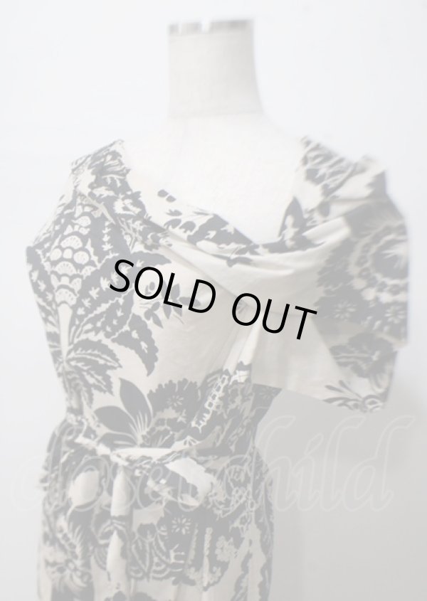 画像3: ヴィヴィアンウエストウッド 中古 / FLORAL BROCADEptワンピース 2 黒  Y-25-07-20-067-op-SZ-ZS (3)