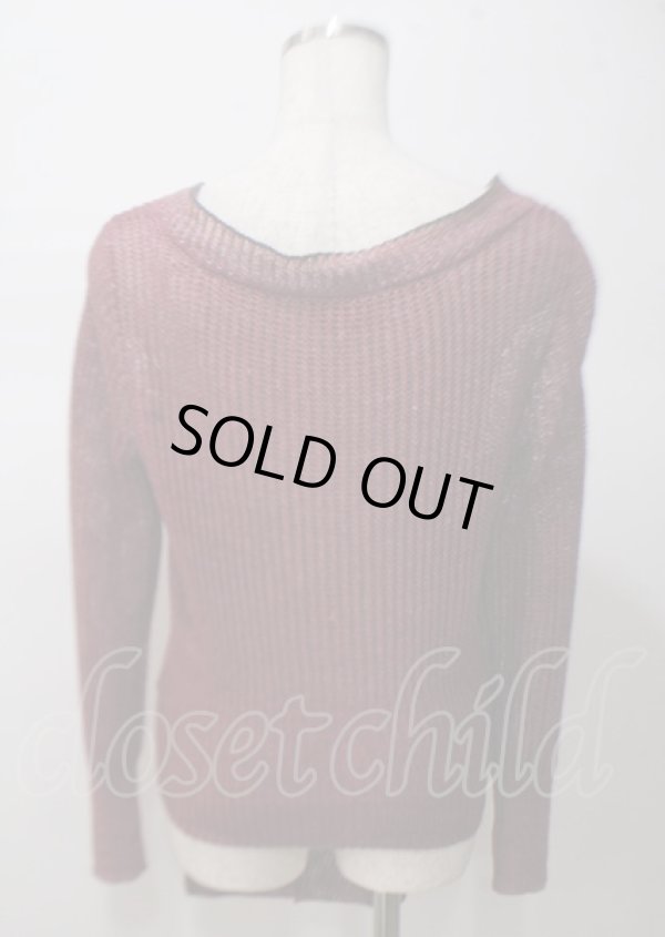 画像2: ヴィヴィアンウエストウッド 中古 / 変形ニットカーディガン 2   Y-25-07-20-070-to-SZ-ZY (2)