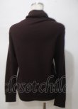 画像2: ヴィヴィアンウエストウッド 中古 / 単色オーブ刺繍バイカラートップス 2 ブラウン  Y-25-07-20-071-to-SZ-ZY (2)