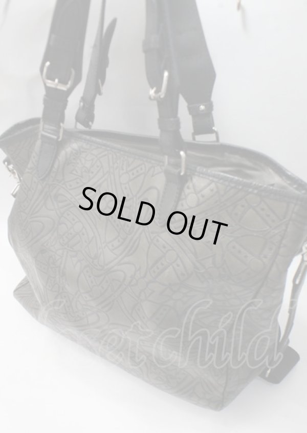 画像3: ヴィヴィアンウエストウッド 中古 / アーサートートバッグ  グレー  Y-25-07-20-018-ba-AS-ZY (3)